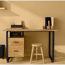 Five Simply Smart Range-documents pour bureau en bambou BAVA - Noir