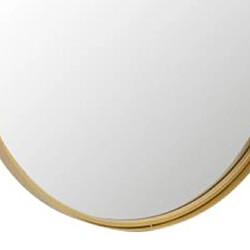 Mes Miroir rond 60x4x60 cm en métal doré