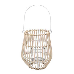 Atmosphera Lanterne Déco en Rotin Malino 21cm Beige