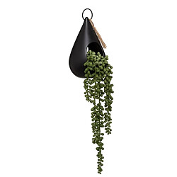 Atmosphera Plante Artificielle Suspendue Tropique 50cm Noir