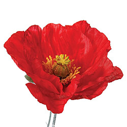 Atmosphera Fleur Artificielle Coquelicot 70cm Rouge