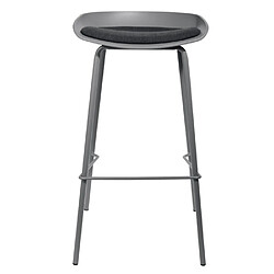 Paris Prix Lot de 2 Tabourets de Bar Hella 84cm Gris