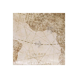 Atmosphera Sticker Plat Mural Loft 70x87cm Naturel & Blanc