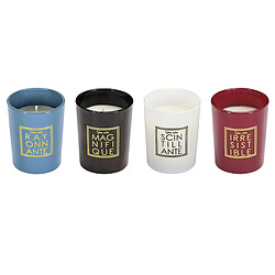 Planete Discount Coffret cadeau 4 bougies parfumées You Are