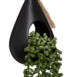 Atmosphera Plante Artificielle Suspendue Tropique 50cm Noir