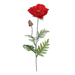 Atmosphera Fleur Artificielle Coquelicot 70cm Rouge