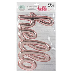 Atmosphera Sticker Ballon Hello 22x40cm Rose