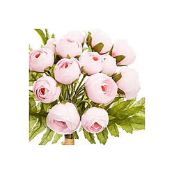 Atmosphera Bouquet de Fleurs 18 Mini Camelia 30cm Rose