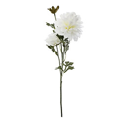 Atmosphera Fleur Artificielle Dahlia 62cm Blanc