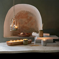 Atmosphera Bougie Parfumée en Bois Paola 900g Douceur de Lin