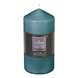 Atmosphera Bougie Cylindrique Déco Hugo 14cm Bleu Canard