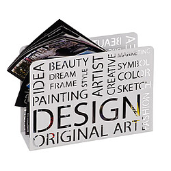 Mes Porte-revues design en métal laqué blanc