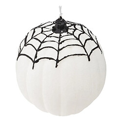 Atmosphera Bougie Déco Toile d'Araignée 6cm Blanc & Noir