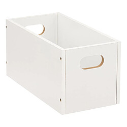 Five Simply Smart Boîte de Rangement en Bois Mix n'Modul 15x30cm Blanc