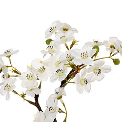 Atmosphera Plante Artificielle en Pot Cerisier 26cm Blanc