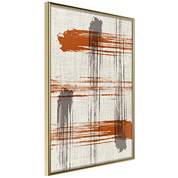 Paris Prix Affiche Murale Encadrée This Is Not a Tic-Tac-Toe 30 x 42 cm Or