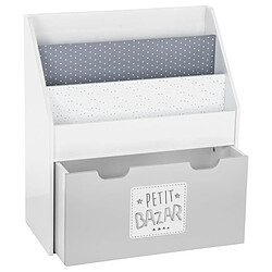 Atmosphera Bibliothèque Enfant Boy 70cm Gris