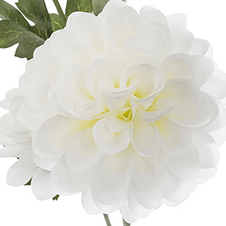 Atmosphera Fleur Artificielle Dahlia 62cm Blanc