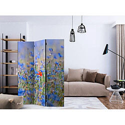 Paris Prix Paravent 3 Volets A Sky Colored Meadow Cornflowers 135x172cm