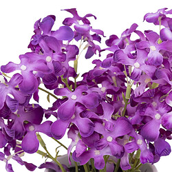 Atmosphera Composition Florale & Vase Violette 27cm Violet