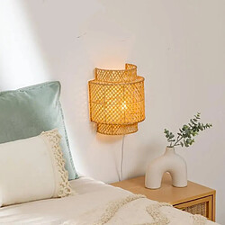 Avis Atmosphera Applique Murale en Bambou Liby 28cm Naturel