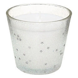 Atmosphera Bougie en Verre Déco Colorama 190g Blanc