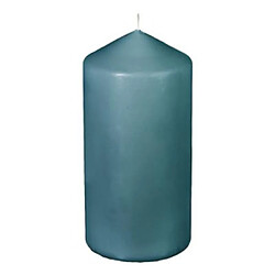 Atmosphera Bougie Cylindrique Déco Hugo 14cm Bleu Canard