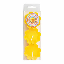 Paris Prix Lot de 3 Bougies Chauffe-Plat Chupa Chups 3cm Vanille