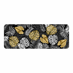 Paris Prix Tapis Déco Imprimé Blue Bay 45x120cm Noir