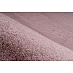 Avis Paris Prix Tapis Uni Doux à Poils Longs Rabbit Rose 200 x 290 cm