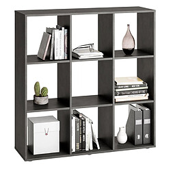 Paris Prix Étagère 9 Cases Design Gaman 108cm Gris Foncé