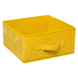 Five Simply Smart Boîte de Rangement Velours Mix n'Modul 31x31cm Jaune