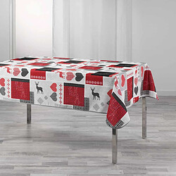 Paris Prix Nappe Imprimée Valtho 150x240cm Rouge