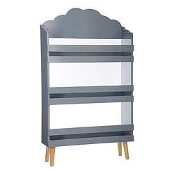 Atmosphera Bibliothèque 3 Niveaux Nuage 100cm Gris