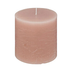 Atmosphera Bougie Cylindrique Rustic 10cm Rose Clair
