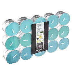 Atmosphera Lot de 30 Bougies Chauffe-Plat Parfumées 3,7cm Fleur de Tiaré