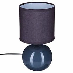 Atmosphera Lampe à Poser Céramique Boule 24cm Gris