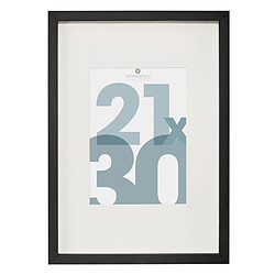 Atmosphera Cadre Photo en Verre Manu 21x30cm Noir