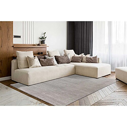 Acheter Paris Prix Tapis Tissé Shaggy à Poils Longs Nila Gris 80 x 150 cm
