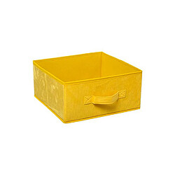 Five Simply Smart Boîte de Rangement Velours Mix n'Modul 31x31cm Jaune 