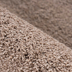 Avis Paris Prix Tapis Tissé Shaggy à Poils Longs Nila Taupe 120 x 170 cm