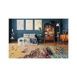 Avis Paris Prix Tapis Tissé Imprimé à Motifs Primavera II Multicolore 120 x 180 cm