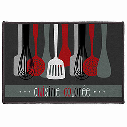 Paris Prix Tapis de Cuisine Cuisinette 40x60cm Gris