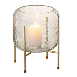 Paris Prix Vase sur Pied en Verre Pieto 18cm Transparent