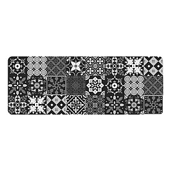 Paris Prix Tapis de Cuisine Imprimé Salou 45x120cm Gris