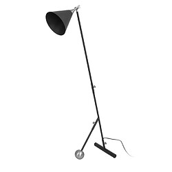 Paris Prix Lampadaire Industriel Celeste 148cm Noir & Argent