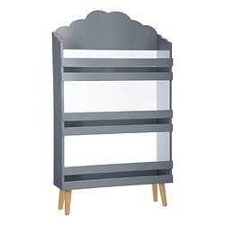 Atmosphera Bibliothèque 3 Niveaux Nuage 100cm Gris