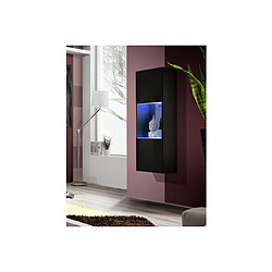 Paris Prix Vitrine LED Murale Design Fly III 126cm Noir