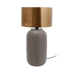 Paris Prix Lampe à Poser Design Arto 57cm Gris & Or