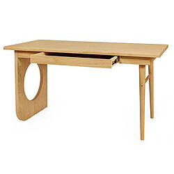 Paris Prix Bureau 1 Tiroir Design Bau 140cm Chêne 